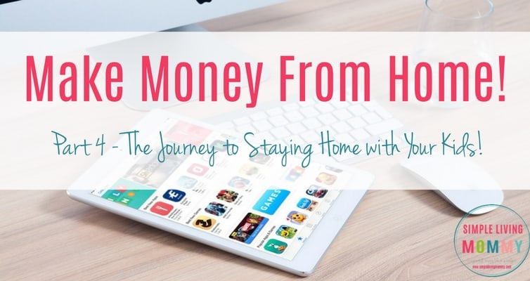 Need to make money from home so you can stay home with your kids? Here are some great tips you might be missing. I really loved the website at the end!