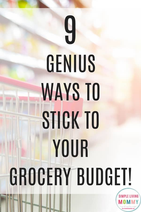 Grocery budget killing your finances? These awesome tips will stop the grocery drain on your finances and help you finally stick to a budget!