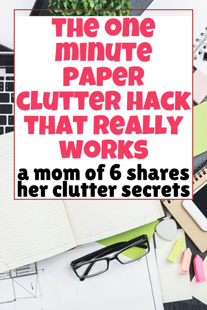 Organizing Tips for Paper Clutter - Simple Living Mommy