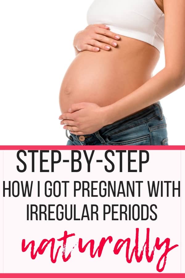 How to get pregnant with irregular periods - Yes you CAN get pregnant even if you have irregular or nonexistent cycles. This mom has done it 4 times without fertility treatments!