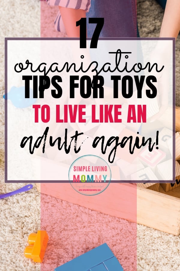 Is your home overrun by toy clutter? Use these toy organization ideas to reclaim your home with cheap toy storage and living room toy furniture all on a budget!