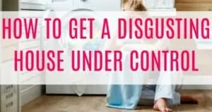 my house is a disgusting mess