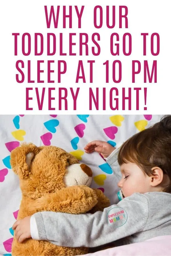 toddler bedtime time