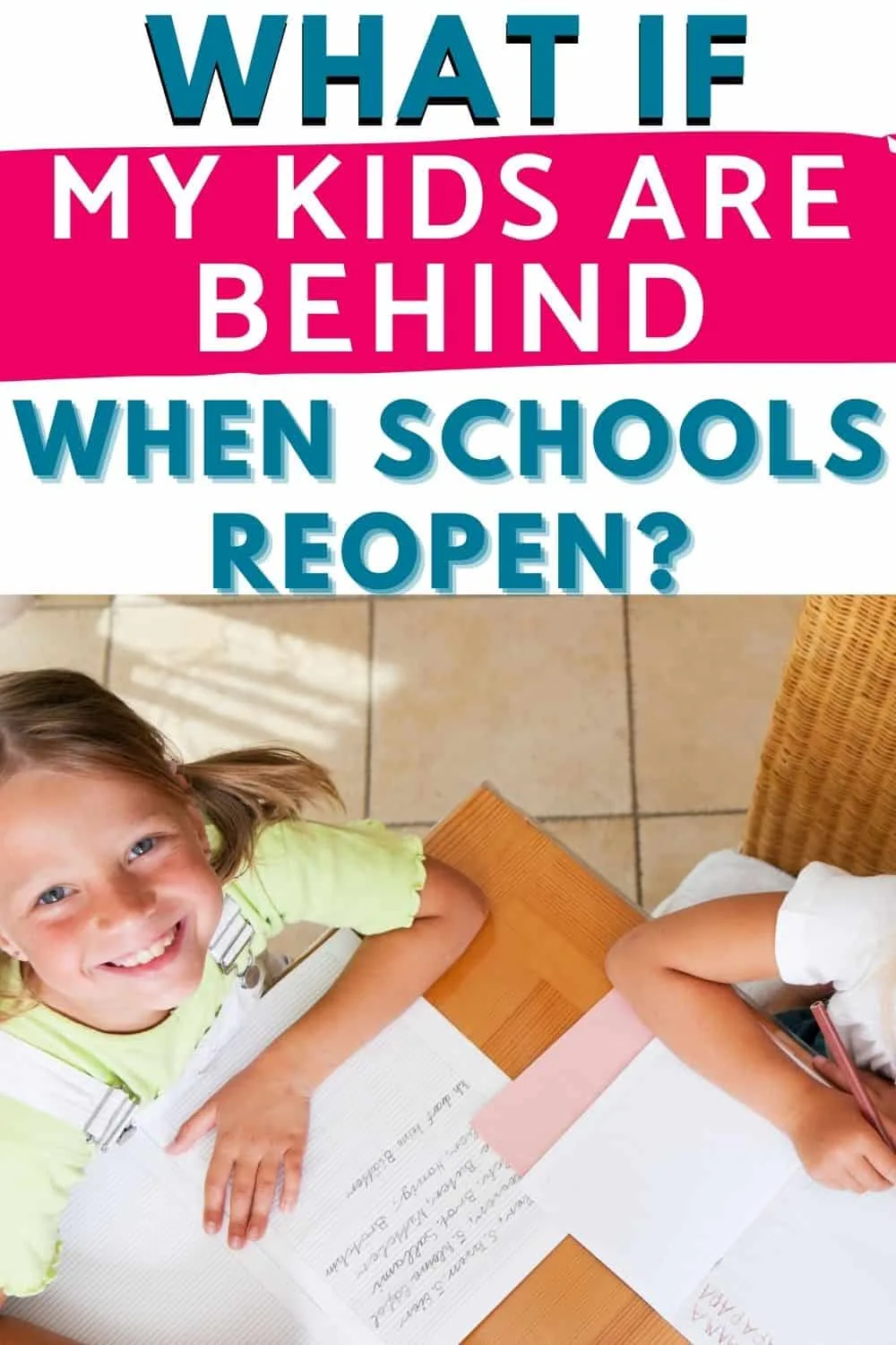 what if my kids are behind after homeschooling