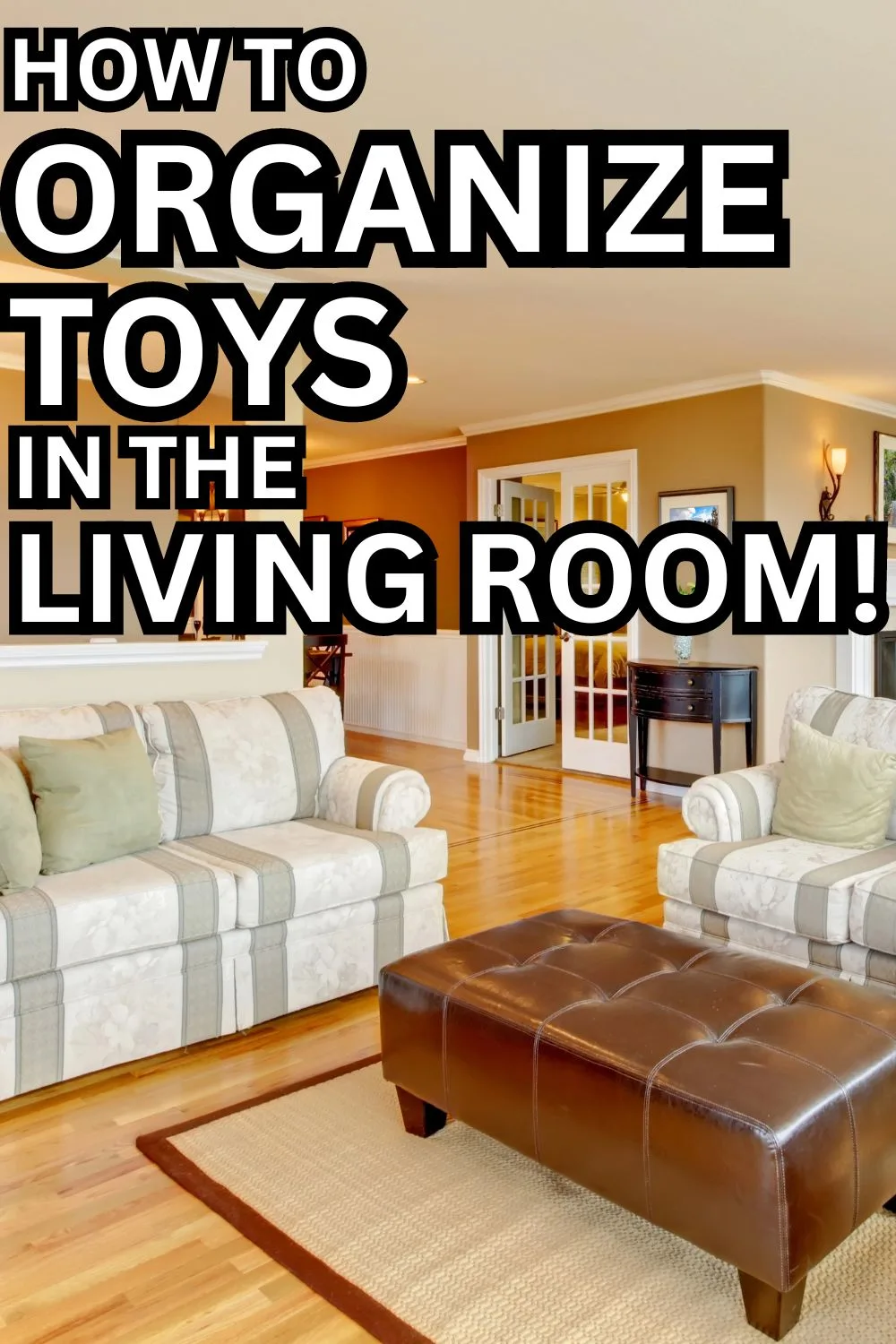 tidy living room with no toys