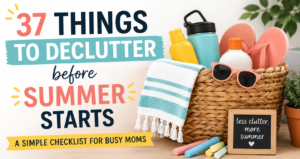 things to declutter before summer starts