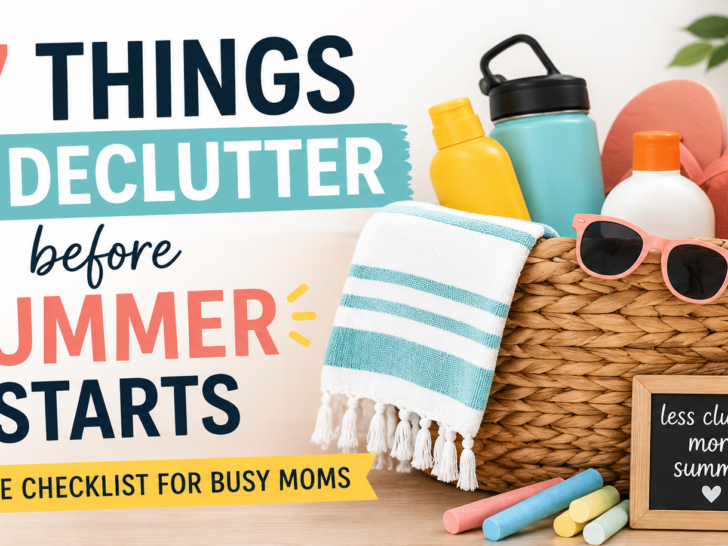 things to declutter before summer starts