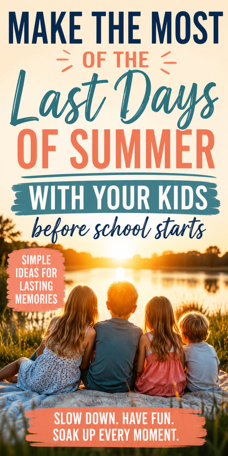 last days of summer checklist with kids